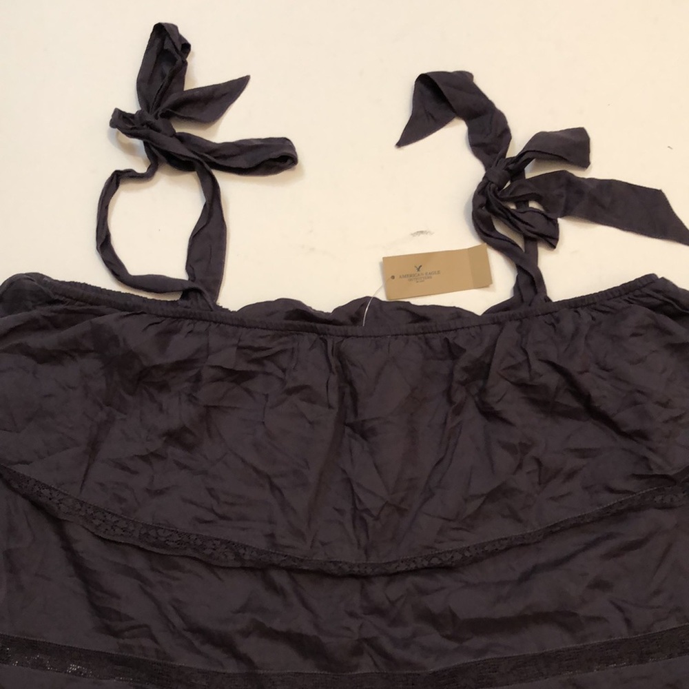 American Eagle Casual Tiered Shoulder Tie Cami Tank, size XL - Picture 10 of 12